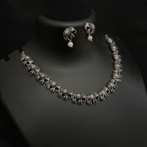 elephant jewellery set necklace