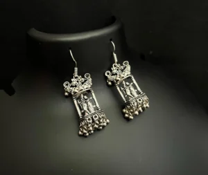 Divine Grace – Radha Krishna Hook Earrings