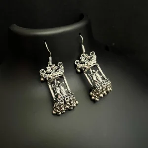Divine Grace – Radha Krishna Hook Earrings