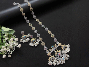 exclusive oxidised necklace set