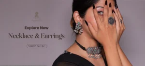 Necklace & earrings Banner