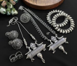 Traditional Long Necklace & Choker Set