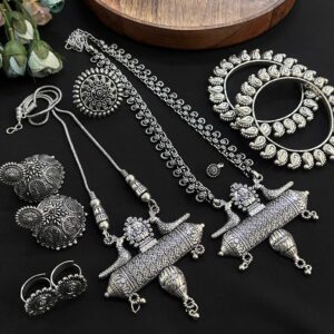 Traditional Long Necklace & Choker Set