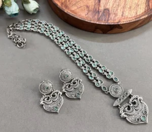 replica jewelry necklace set aqua blue