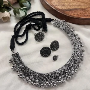 german silver choker set