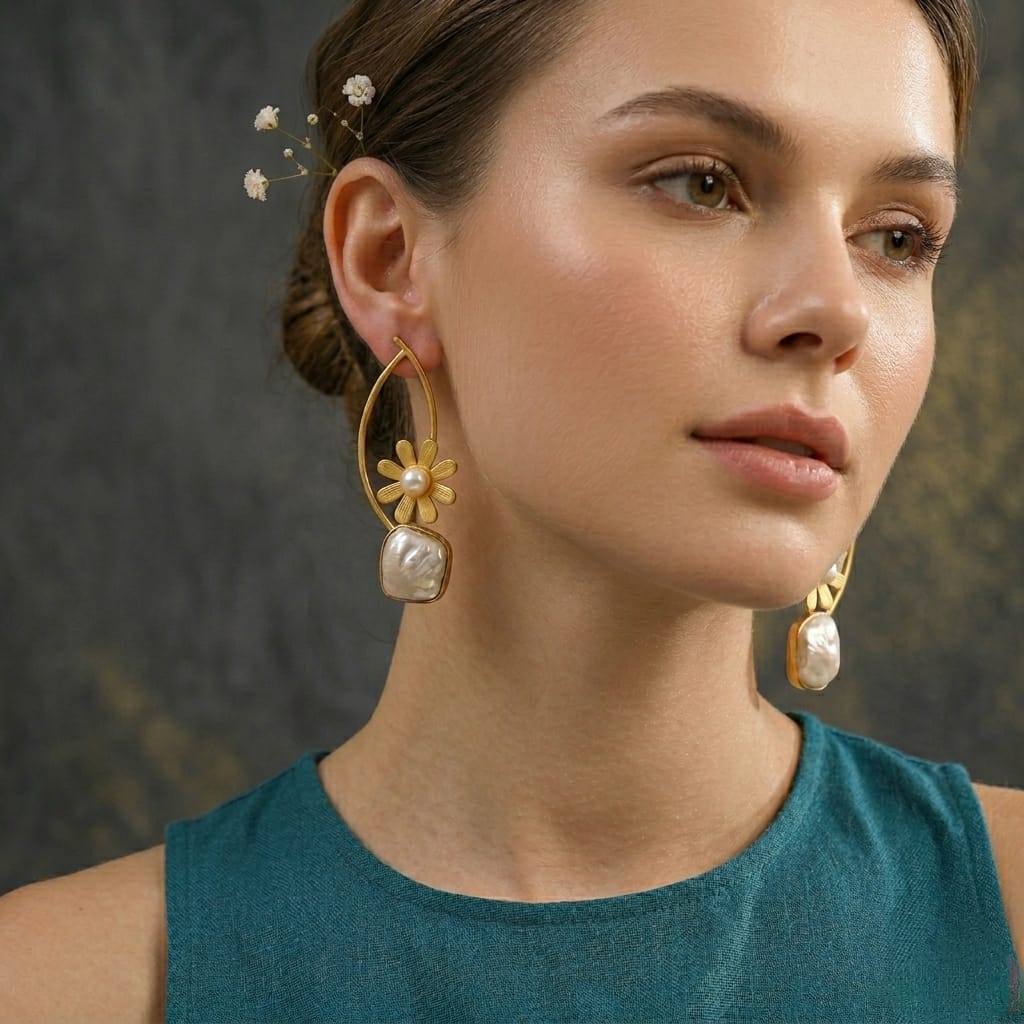 Baroque earrings