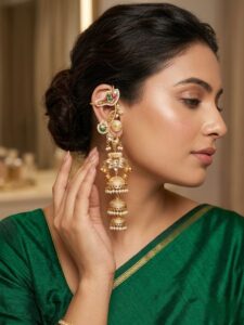 Kashmiri long jhumkas