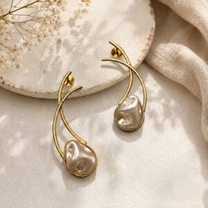 Baroque drop earrings