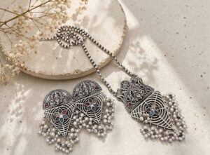 Stone chain pendant set