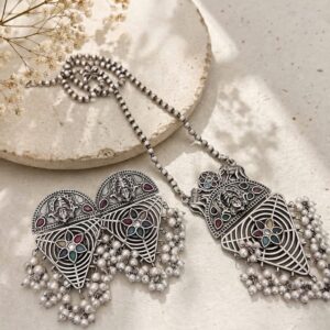 Stone chain pendant set
