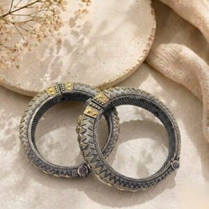 Dual tone premium bangles