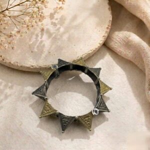 Pair of dual tone bangles