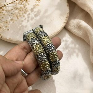 Beautiful dual tone openable bangles