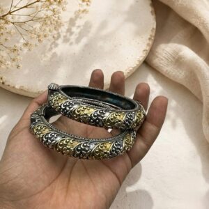 Beautiful dual tone openable bangles