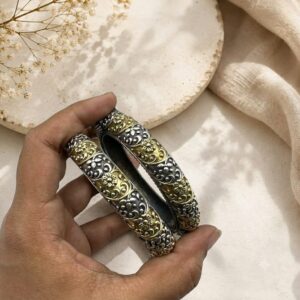 Beautiful dual tone openable bangles
