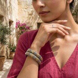 Beautiful dual tone openable bangles