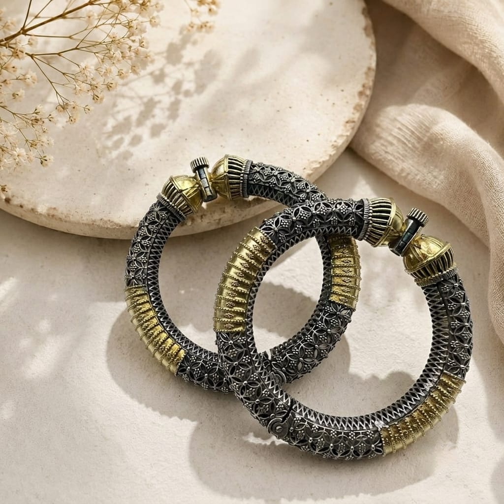 Elegant dual tone openable kada - Image 3