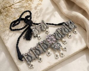 Premium replica stone choker set