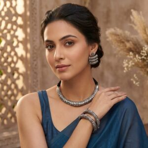 Premium hasli set with openable bangles