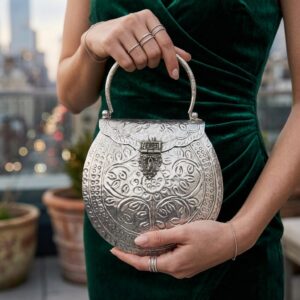 German silver sling bag
