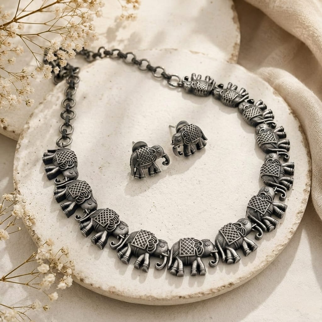 Premium elephant choker set