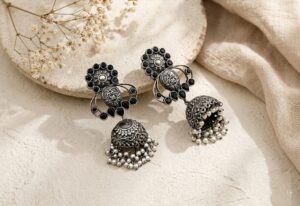 Premium stone earrings