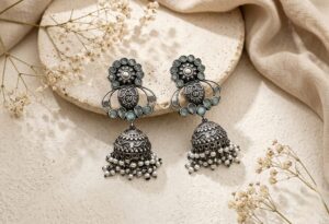 Premium stone earrings
