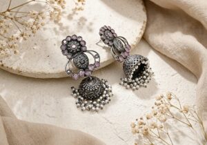 Premium stone earrings