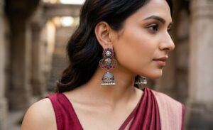 Premium stone earrings
