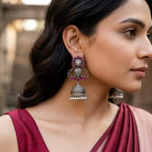 Premium stone earrings
