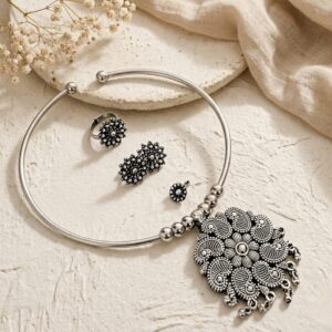 German silver hasli pendant combo