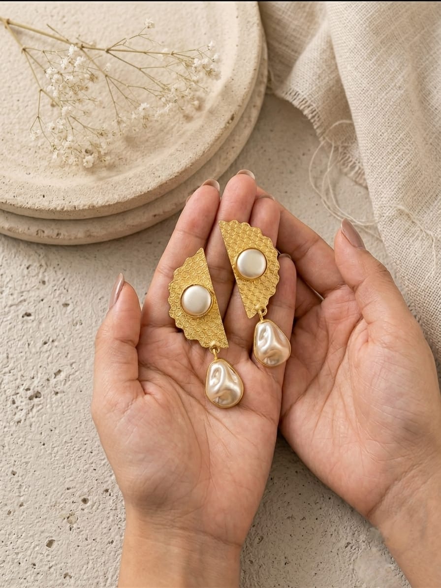 premium baroque earrings
