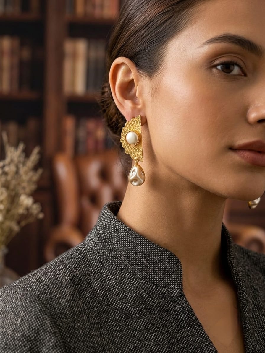 premium baroque earrings