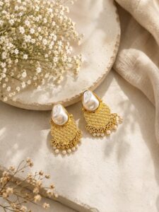 elegant baroque earrings