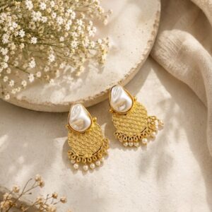 elegant baroque earrings
