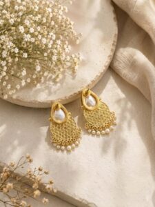 elegant baroque earrings