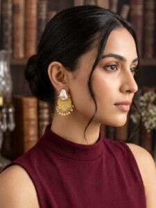 elegant baroque earrings