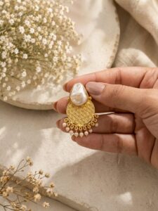 elegant baroque earrings