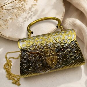 Premium dual tone hand purse with sling