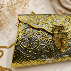 Premium dual tone hand purse with sling