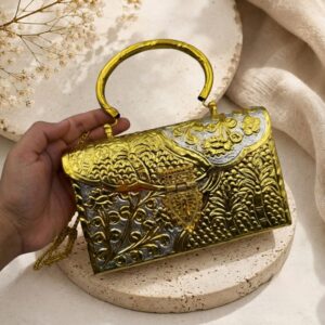 Dual tone sling purse with handle