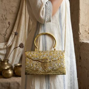 Dual Tone Sling Purse