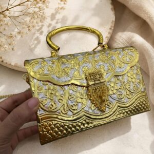 Dual Tone Sling Purse