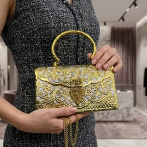 Dual Tone Sling Purse