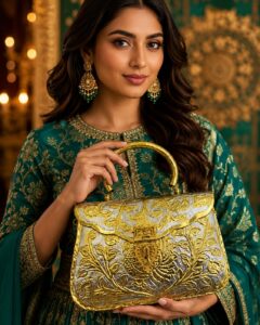 Dual tone clutch with sling