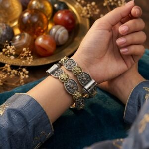 Beautiful dual tone bangles