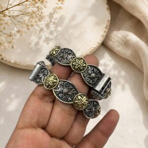 Beautiful dual tone bangles
