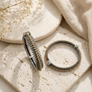 Dual tone beautiful openable kada