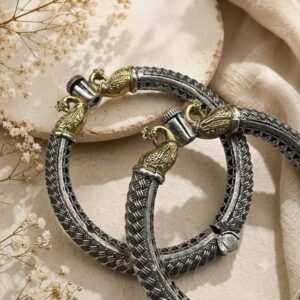 Dual tone elegant openable bangles