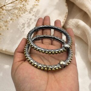 Dual tone beautiful openable bangles